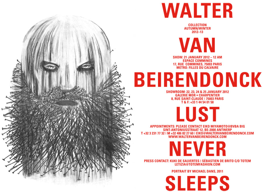 Walter Van Beirendonck AW16 - The Selectist