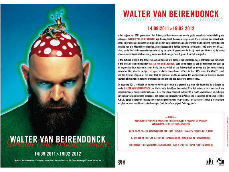 Walter Van Beirendonck: Dream the World Awake: Beirendonck , Walter Van,  Lacroix, Christian: 9789401411394: : Books